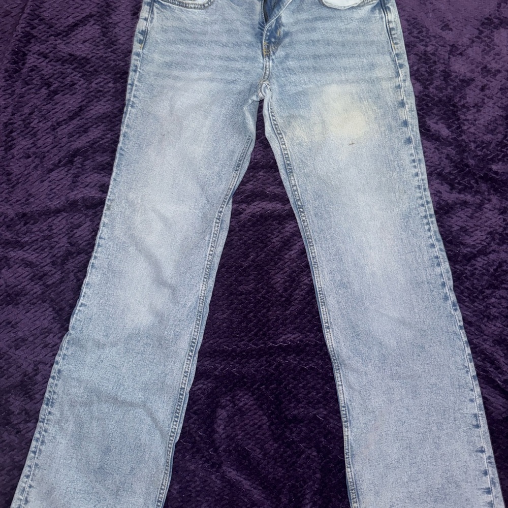 H&M Divided Light Wash Straight-Leg Jeans